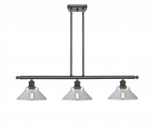 Innovations Lighting 516-3I-BK-G132 - Orwell - 3 Light - 36 inch - Matte Black - Cord hung - Island Light