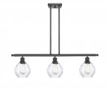 Innovations Lighting 516-3I-BK-G362 - Waverly - 3 Light - 36 inch - Matte Black - Cord hung - Island Light