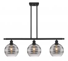  516-3I-BK-G556-8SM - Rochester - 3 Light - 36 inch - Matte Black - Cord hung - Island Light