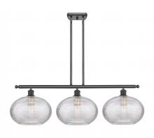 Innovations Lighting 516-3I-OB-G555-12CL - Ithaca - 3 Light - 39 inch - Oil Rubbed Bronze - Cord hung - Island Light