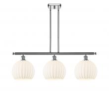 Innovations Lighting 516-3I-PC-G1217-10WV - White Venetian - 3 Light - 37 inch - Polished Chrome - Stem Hung - Island Light