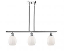  516-3I-PC-G81 - Eaton - 3 Light - 36 inch - Polished Chrome - Cord hung - Island Light