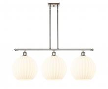 Innovations Lighting 516-3I-PN-G1217-12WV - White Venetian - 3 Light - 39 inch - Polished Nickel - Stem Hung - Island Light