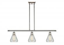  516-3I-PN-G275 - Conesus - 3 Light - 36 inch - Polished Nickel - Cord hung - Island Light