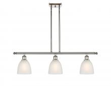  516-3I-PN-G381 - Castile - 3 Light - 36 inch - Polished Nickel - Cord hung - Island Light