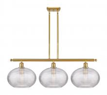 Innovations Lighting 516-3I-SG-G555-12CL - Ithaca - 3 Light - 39 inch - Satin Gold - Cord hung - Island Light