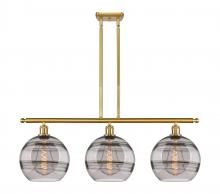 Innovations Lighting 516-3I-SG-G556-10SM - Rochester - 3 Light - 37 inch - Satin Gold - Cord hung - Island Light