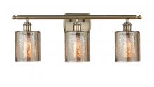  516-3W-AB-G116 - Cobbleskill - 3 Light - 25 inch - Antique Brass - Bath Vanity Light