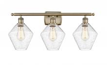  516-3W-AB-G654-8 - Cindyrella - 3 Light - 28 inch - Antique Brass - Bath Vanity Light