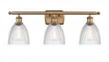 Innovations Lighting 516-3W-BB-G382 - Castile - 3 Light - 26 inch - Brushed Brass - Bath Vanity Light