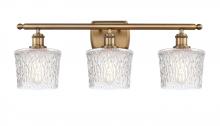  516-3W-BB-G402 - Niagara - 3 Light - 27 inch - Brushed Brass - Bath Vanity Light