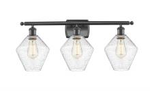  516-3W-BK-G654-8 - Cindyrella - 3 Light - 28 inch - Matte Black - Bath Vanity Light