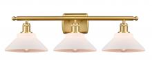  516-3W-SG-G131 - Orwell - 3 Light - 28 inch - Satin Gold - Bath Vanity Light