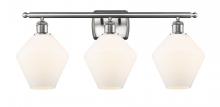  516-3W-SN-G651-8 - Cindyrella - 3 Light - 28 inch - Brushed Satin Nickel - Bath Vanity Light