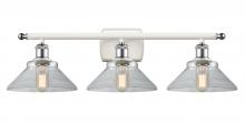 Innovations Lighting 516-3W-WPC-G132-LED - Orwell - 3 Light - 28 inch - White Polished Chrome - Bath Vanity Light