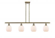  516-4I-AB-G101 - Belfast - 4 Light - 48 inch - Antique Brass - Cord hung - Island Light