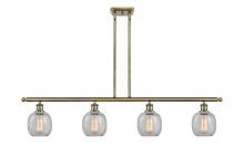  516-4I-AB-G105 - Belfast - 4 Light - 48 inch - Antique Brass - Cord hung - Island Light