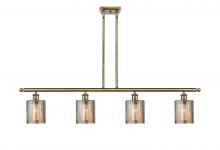 Innovations Lighting 516-4I-AB-G116 - Cobbleskill - 4 Light - 48 inch - Antique Brass - Cord hung - Island Light