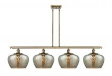 Innovations Lighting 516-4I-AB-G96-L-LED - Fenton - 4 Light - 49 inch - Antique Brass - Cord hung - Island Light