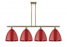 Innovations Lighting 516-4I-AB-MBD-12-RD - Plymouth - 4 Light - 50 inch - Antique Brass - Cord hung - Island Light