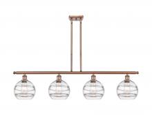  516-4I-AC-G556-8CL - Rochester - 4 Light - 48 inch - Antique Copper - Cord hung - Island Light