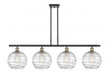 Innovations Lighting 516-4I-BAB-G1213-10 - Athens Deco Swirl - 4 Light - 48 inch - Black Antique Brass - Cord hung - Island Light