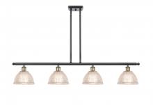  516-4I-BAB-G422 - Arietta - 4 Light - 48 inch - Black Antique Brass - Cord hung - Island Light