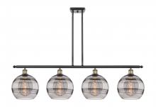 Innovations Lighting 516-4I-BAB-G556-10SM - Rochester - 4 Light - 48 inch - Black Antique Brass - Cord hung - Island Light