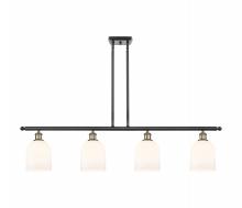 Innovations Lighting 516-4I-BAB-G558-6GWH - Bella - 4 Light - 48 inch - Black Antique Brass - Cord hung - Island Light