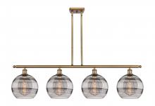 Innovations Lighting 516-4I-BB-G556-10SM - Rochester - 4 Light - 48 inch - Brushed Brass - Cord hung - Island Light