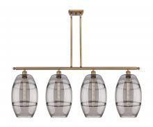 Innovations Lighting 516-4I-BB-G557-10SM - Vaz - 4 Light - 48 inch - Brushed Brass - Cord hung - Island Light