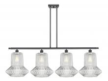 Innovations Lighting 516-4I-BK-G212 - Springwater - 4 Light - 50 inch - Matte Black - Cord hung - Island Light