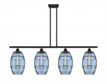 Innovations Lighting 516-4I-BK-G557-8BL - Vaz - 4 Light - 48 inch - Matte Black - Cord hung - Island Light