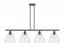 Innovations Lighting 516-4I-BK-GBD-94-LED - Bristol - 4 Light - 48 inch - Matte Black - Cord hung - Island Light