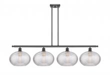 Innovations Lighting 516-4I-OB-G555-12CL - Ithaca - 4 Light - 50 inch - Oil Rubbed Bronze - Cord hung - Island Light