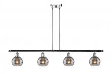  516-4I-PC-G556-6SM - Rochester - 4 Light - 48 inch - Polished Chrome - Cord hung - Island Light