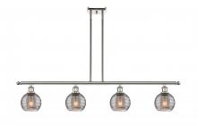 Innovations Lighting 516-4I-PN-G1213-6SM - Athens Deco Swirl - 4 Light - 48 inch - Polished Nickel - Cord hung - Island Light