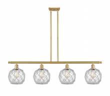 Innovations Lighting 516-4I-SG-G122-8RW - Farmhouse Rope - 4 Light - 48 inch - Satin Gold - Cord hung - Island Light