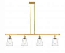 Innovations Lighting 516-4I-SG-G392 - Ellery - 4 Light - 48 inch - Satin Gold - Cord hung - Island Light