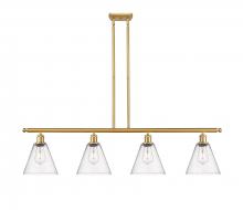  516-4I-SG-GBC-84-LED - Berkshire - 4 Light - 48 inch - Satin Gold - Cord hung - Island Light