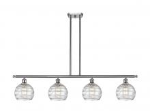 Innovations Lighting 516-4I-SN-G1213-8 - Athens Deco Swirl - 4 Light - 48 inch - Brushed Satin Nickel - Cord hung - Island Light