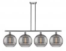 Innovations Lighting 516-4I-SN-G556-12SM - Rochester - 4 Light - 50 inch - Brushed Satin Nickel - Cord hung - Island Light