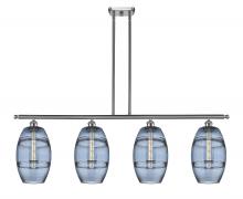 Innovations Lighting 516-4I-SN-G557-8BL - Vaz - 4 Light - 48 inch - Brushed Satin Nickel - Cord hung - Island Light