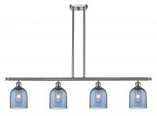  516-4I-SN-G558-6BL - Bella - 4 Light - 48 inch - Brushed Satin Nickel - Cord hung - Island Light