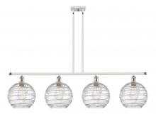 Innovations Lighting 516-4I-WPC-G1213-10 - Athens Deco Swirl - 4 Light - 48 inch - White Polished Chrome - Cord hung - Island Light