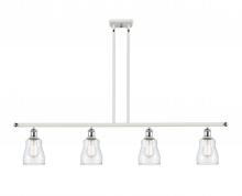 Innovations Lighting 516-4I-WPC-G392 - Ellery - 4 Light - 48 inch - White Polished Chrome - Cord hung - Island Light