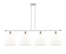 Innovations Lighting 516-4I-WPC-GBC-121 - Berkshire - 4 Light - 50 inch - White Polished Chrome - Cord hung - Island Light