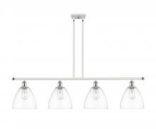 Innovations Lighting 516-4I-WPC-GBD-92-LED - Bristol - 4 Light - 48 inch - White Polished Chrome - Cord hung - Island Light