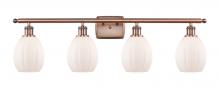 Innovations Lighting 516-4W-AC-G81 - Eaton - 4 Light - 36 inch - Antique Copper - Bath Vanity Light