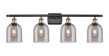  516-4W-BAB-G558-6SM - Bella - 4 Light - 36 inch - Black Antique Brass - Bath Vanity Light